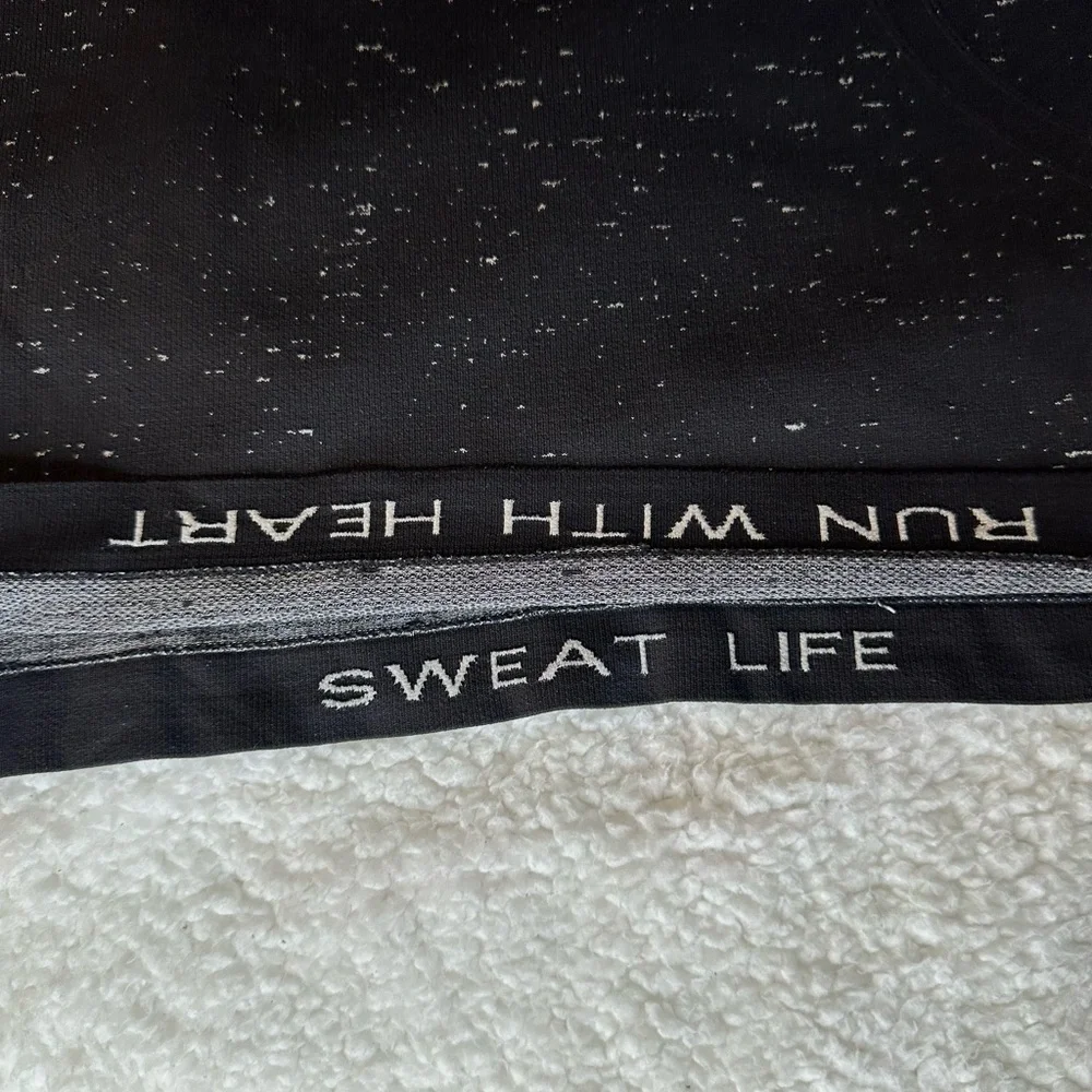 lululemon athletica Black Speckled Tank Top